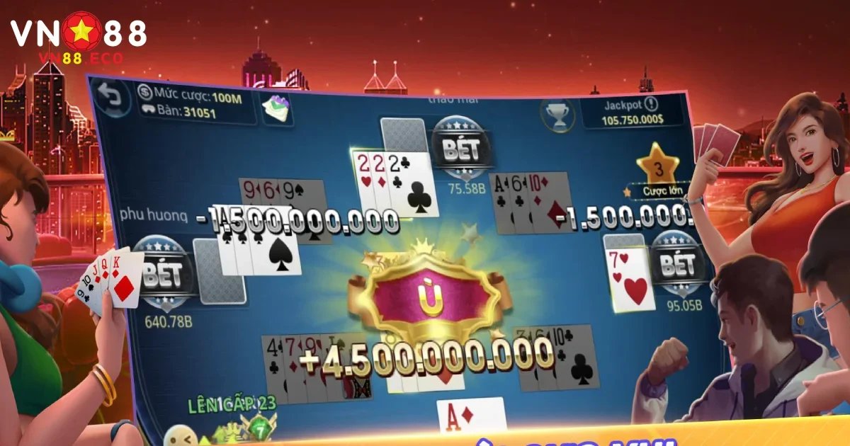 Bài Tú Lơ Khơ VN88 – Game Kinh Điển Với Giao Diện Đỉnh Cao 3 Chiến Thuật Ra Bài Thông Minh