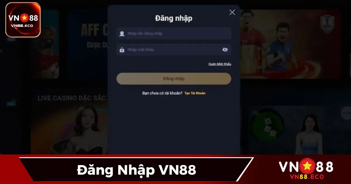 Đăng Nhập VN88 - Khám Phá Kho Trò Chơi Không Giới Hạn 2 Các bước đăng nhập tài khoản VN88 an toàn và nhanh chóng
