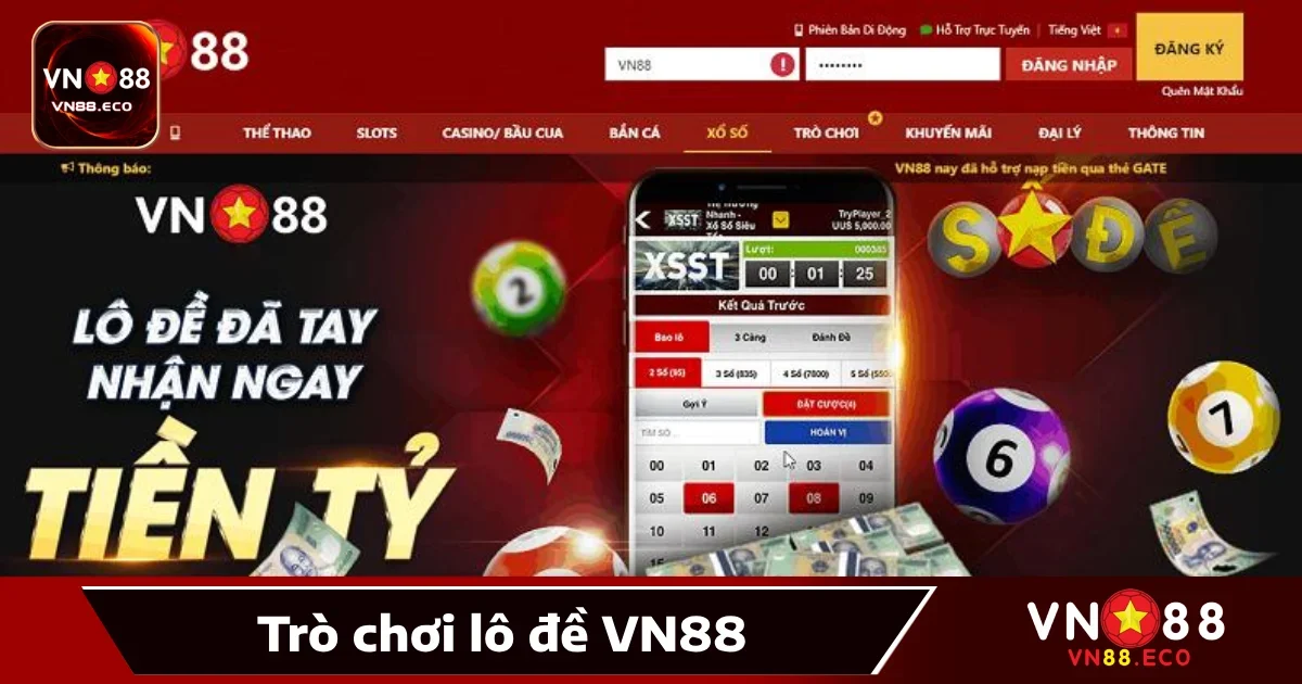 Vn88 26 Lô Đề VN88 – Chơi Lô Đề Trực Tuyến Với Tỷ Lệ Trả Thưởng Cao