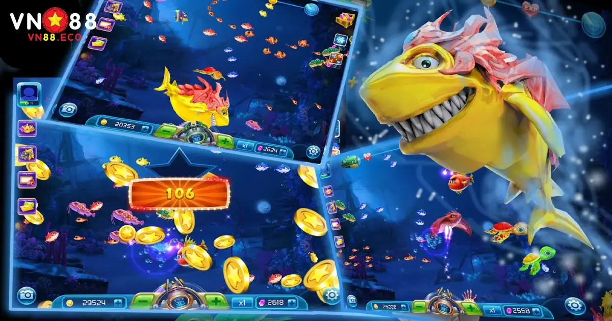 Bắn Cá 3D VN88 – Chiến Lược Bắn Chuẩn Nhận Nhiều Xu Nhất 4 Mẹo bắn cá giúp bạn săn xu nhanh chóng tại VN88